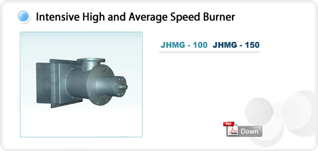 Intensice High and Average Speed Burner